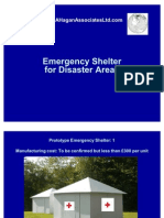 Emergency Shelter For Disaster Areas