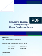 SIMPLE PAST REGULAR FORMS