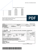 Acordo parcelado e boleto para pagamento da 1a parcela