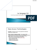 L'ADO - NET - Accès Aux Bases de Données (Semaine 9, 10,11)