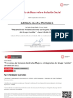 Certificado Violencia