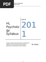 Download IB Psychology HL Biological LOA by gfore3 SN62977481 doc pdf
