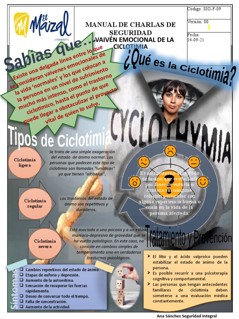 Ciclotimia: Vaivén Emocional y Tratamiento | PDF | Desorden bipolar ...
