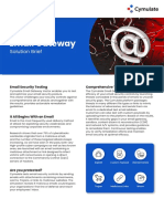 Cymulate - Email Gateway Assessment Solution Brief