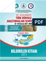 (Daraltılmış) VIII. TUDAS Bildiriler Kitabı Cilt II