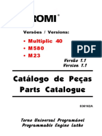 Cata Logo de Pecas Parts Catalogue: Multiplic 40 M580 M23
