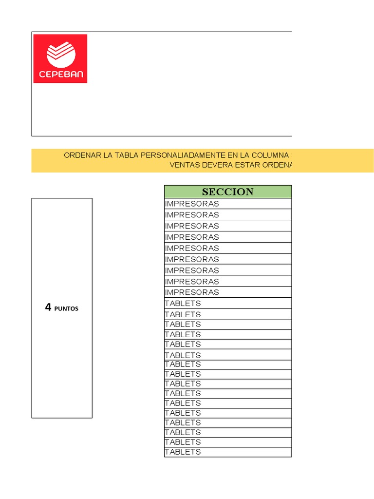 EXAMEN 3de4 - APELLIDOS - Nombres | PDF