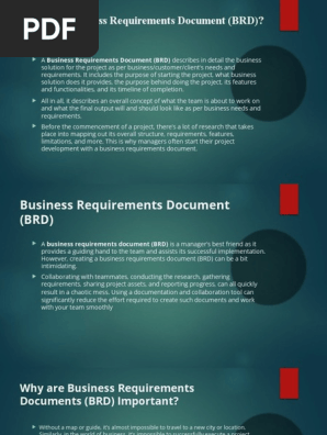Business Requirements Document