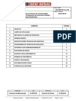 Ensaio de continuidade elétrica armaduras