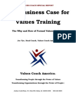 The Business Case for Values Training