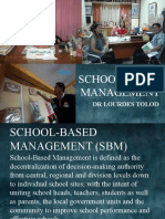 1 School Based Management