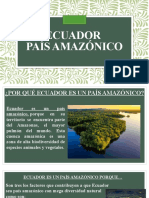 Ecuador país amazónico con gran biodiversidad