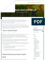Instalar Apache Spark en Windows 10