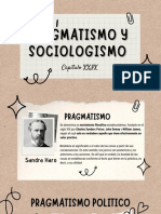 Pragmatismo político y objetivos de la sociología