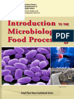 Introduction to the Microbiology of Food Processing