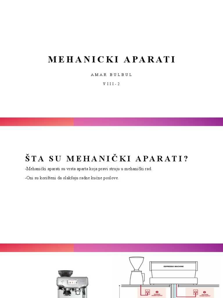 Mehanicki Aparati | PDF