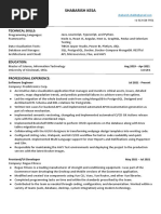 Shabarish Kesa h1b Resume