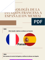 Cronología de La Invasión Francesa A España (Con Memes)