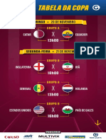 Copa do Mundo 2022 Calendário Completo