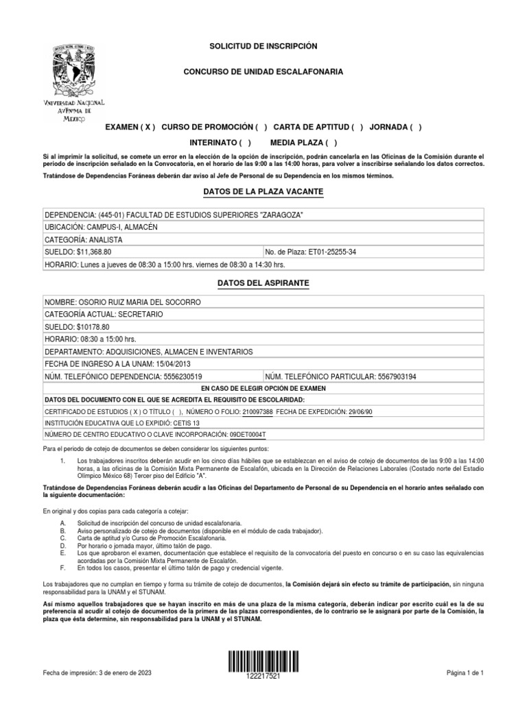 Imprime PDF Solicitud Unidad 2 Servlet | PDF
