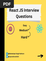 React JS Interview Questions