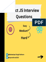 React JS Interview Questions