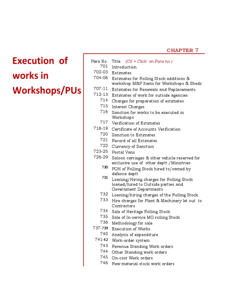 Workshop Execution Guidelines | PDF | Depreciation | Cost