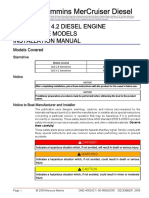 Mercruiser QSD 2.8 L + 4.2 Engine Installation Manual 