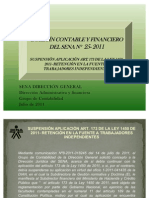 Boletín #25-Suspensión Rtfte Art. 153 Ley 1450-2011