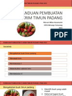 Panduan Es Krim Timun Padang