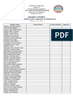 HPTA Meeting Attendance