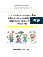 Orientações para Auxiliar de Sala Da Educação Infantil Do Município de Fraiburgo