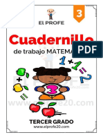 Cuadernillo de Trabajo de Matematicas Tercer Grado Elprofe20