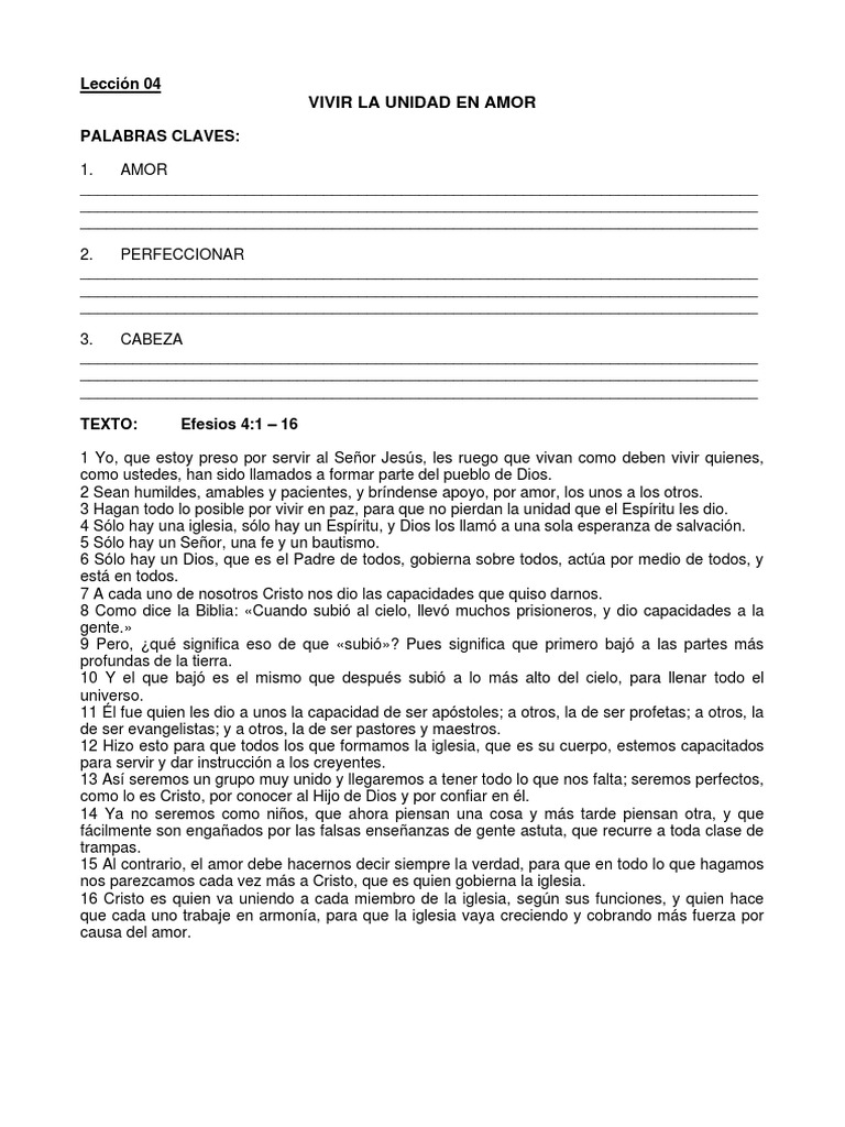 Lección 04 | PDF | Cristo (título) | Iglesia cristiana