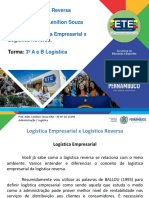 Parte 2 - Logística Empresarial X Logística Reversa