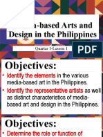 Quarter 3. Lesson 1 - Media Based Arts and Design in The Philippines