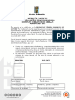 Formato de Inscripcion Comité de Convivencia Laboral 2021