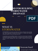 Systems For Building Storm Water Drainage