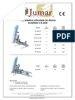 Prepodadora Articulada de Discos Acoplada A La Pala