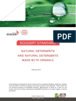 Ecocert Greenlife Standard For Natural Detergents Made With Organic 2017