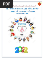 Plan Del Comite de Gestión Bienestar