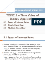 Topic 5-Time Value of Money Application