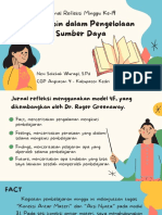 Jurnal Refleksi Minggu Ke-19