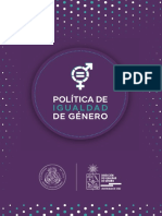 Política de Igualdad de Género UChile promueve equidad