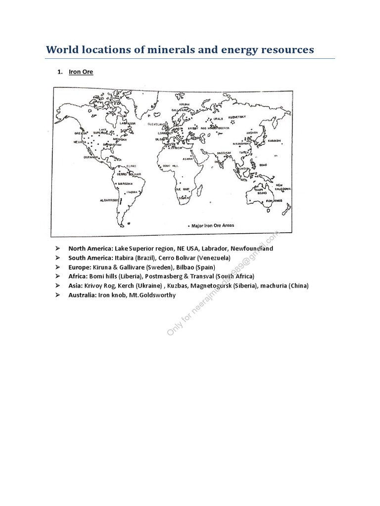 Minerals and Industries | PDF