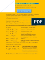 Transformadas de Laplace: Funciones y Fórmulas Clave