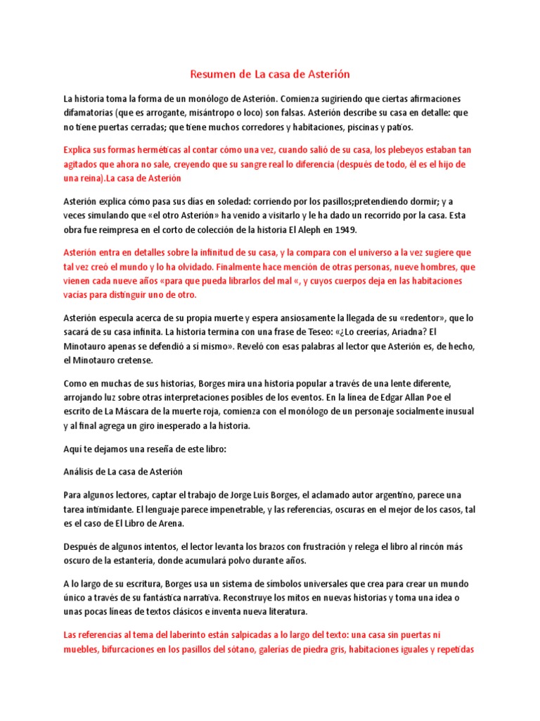 Casa de Asterion | PDF | Minotauro