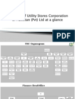 Structure of Utility Stores Corporation of Pakistan (PVT) LTD at A Glance