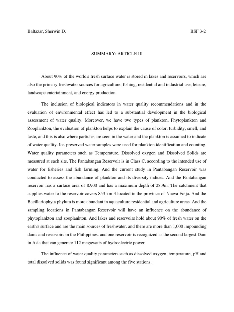 Article summary pdf