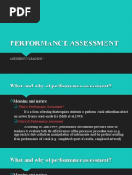 Performance Assessment